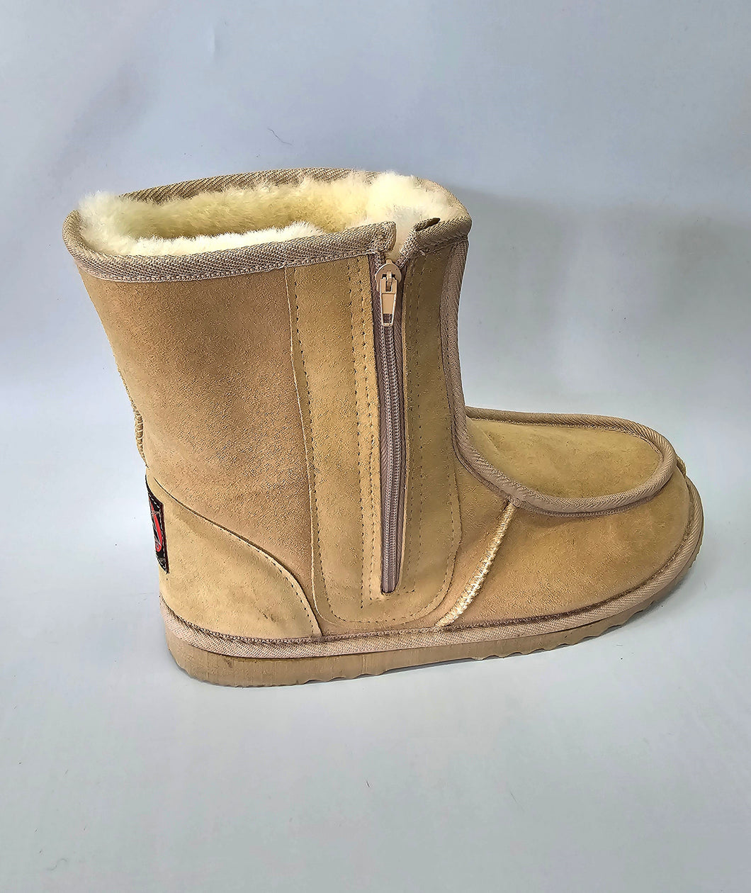 Ladies Short Deluxe Boots with Side Zippers