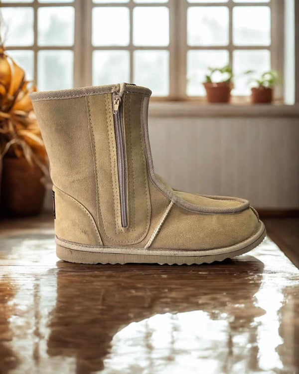 Ladies Short Deluxe Boots with Side Zippers