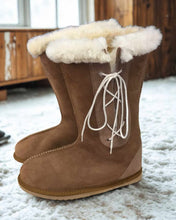 Load image into Gallery viewer, Ladies Long Viking Boots with Side Laces

