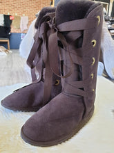 Load image into Gallery viewer, Ladies Long Classic Boots with Front Lace Ups
