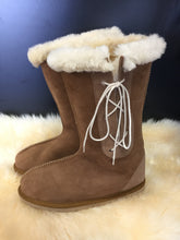 Load image into Gallery viewer, Ladies Long Viking Boots with Side Laces
